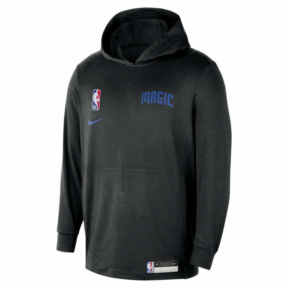 Orlando Magic 2024/25 On-Court Authentic Practice Yoga Restore Lightweight Pullover Hoodie - Black shop
