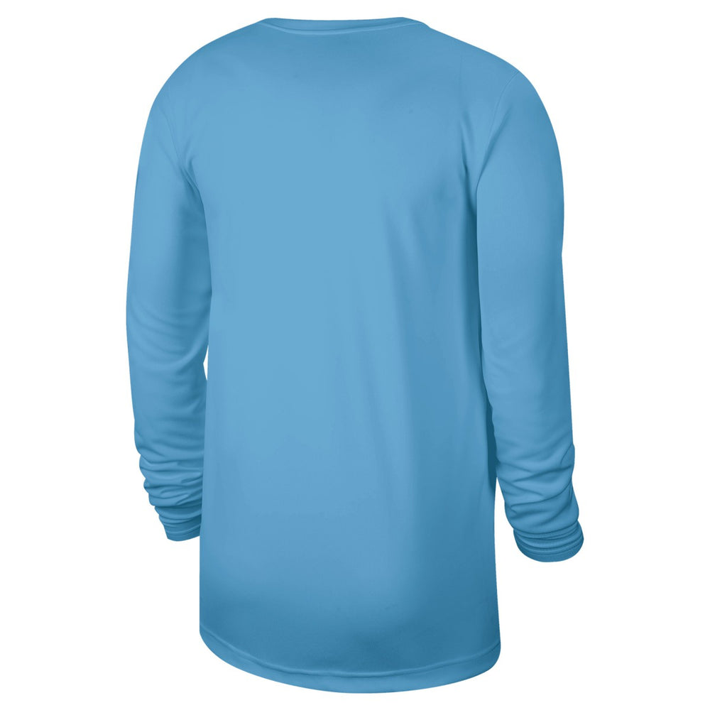 Memphis Grizzlies 2024/25 Legend On-Court Practice Long Sleeve T-Shirt - Light Blue for sale