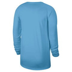 Memphis Grizzlies 2024/25 Legend On-Court Practice Long Sleeve T-Shirt - Light Blue for sale