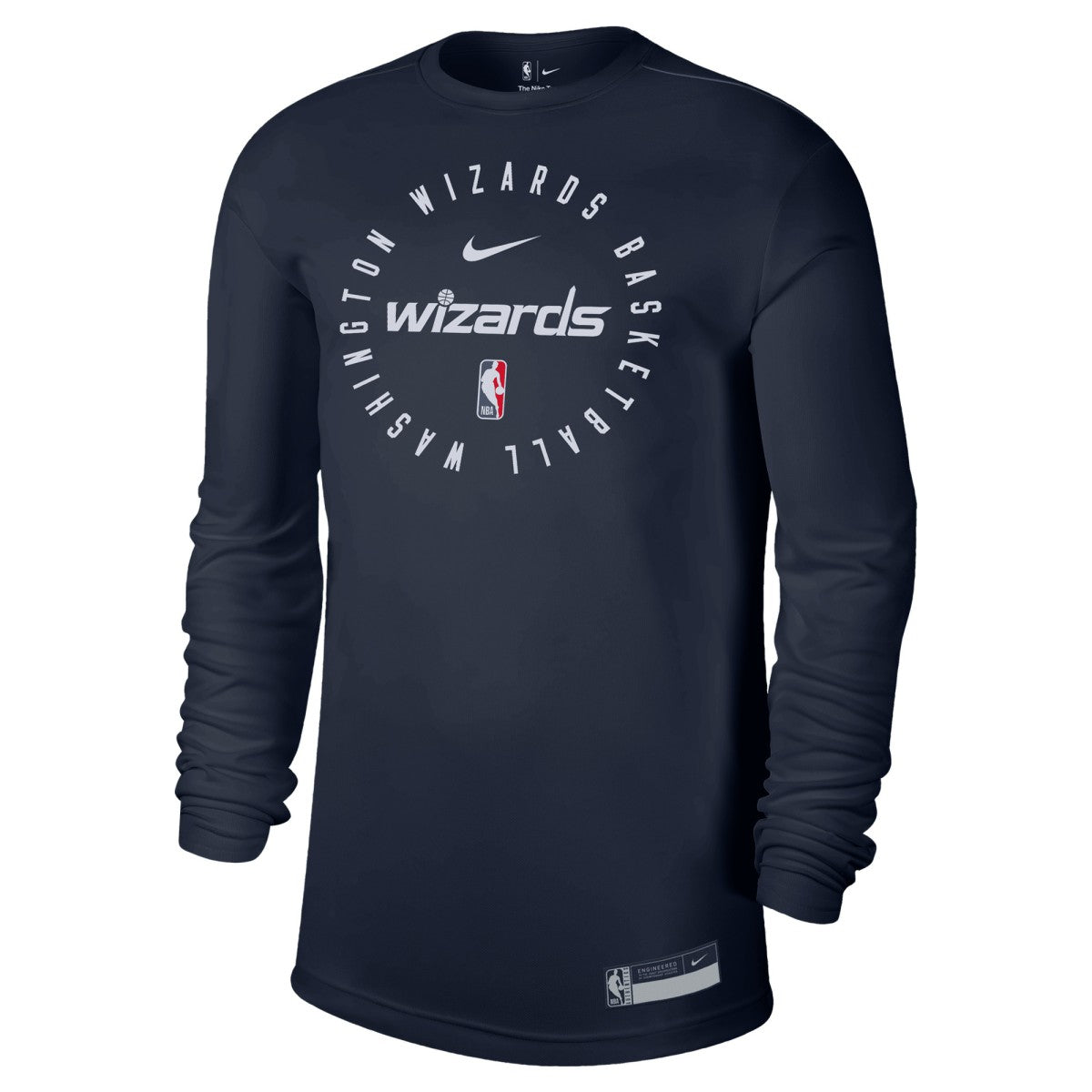 Washington Wizards 2024/25 Legend On-Court Practice Long Sleeve T-Shirt - Navy sale