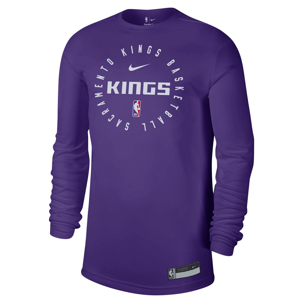 Sacramento Kings 2024/25 Legend On-Court Practice Long Sleeve T-Shirt - Purple online