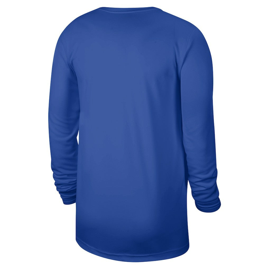 Dallas Mavericks 2024/25 Legend On-Court Practice Long Sleeve T-Shirt sale - Blue cheap