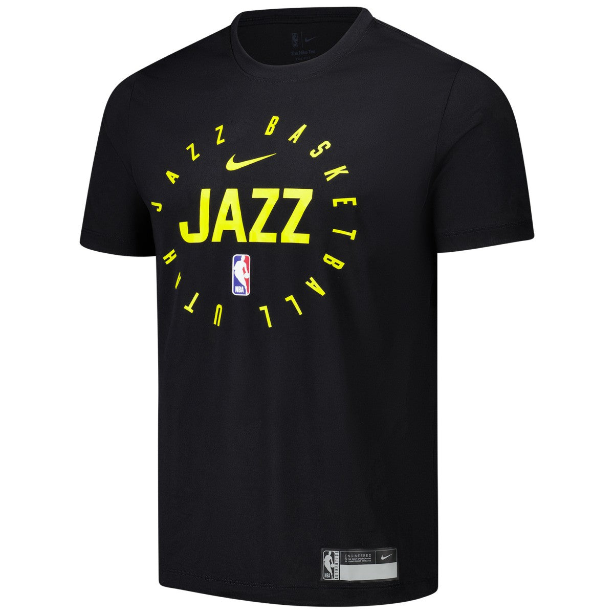 Utah Jazz 2024/25 Legend On-Court Practice Performance T-Shirt - Black on sale