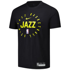 Utah Jazz 2024/25 Legend On-Court Practice Performance T-Shirt - Black on sale