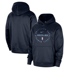 Memphis Grizzlies 2024/25 Spotlight On-Court Practice Performance Pullover Hoodie - Navy sale