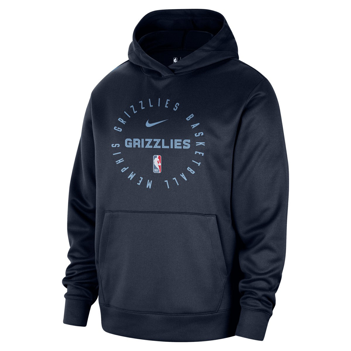 Memphis Grizzlies 2024/25 Spotlight On-Court Practice Performance Pullover Hoodie - Navy sale