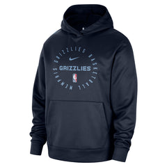 Memphis Grizzlies 2024/25 Spotlight On-Court Practice Performance Pullover Hoodie - Navy sale