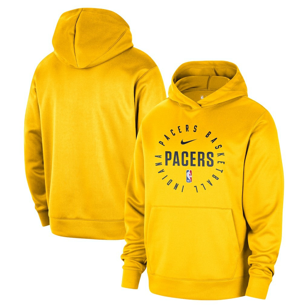 Indiana Pacers 2024/25 Spotlight On-Court Practice Performance Pullover Hoodie - Gold for sale