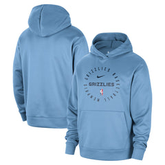 Memphis Grizzlies 2024/25 Spotlight On-Court Practice Performance Pullover Hoodie - Light Blue cheap