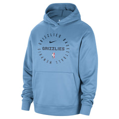 Memphis Grizzlies 2024/25 Spotlight On-Court Practice Performance Pullover Hoodie - Light Blue cheap