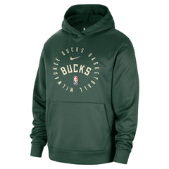 Milwaukee Bucks 2024/25 Spotlight On-Court Practice Performance Pullover Hoodie - Hunter Green outlet