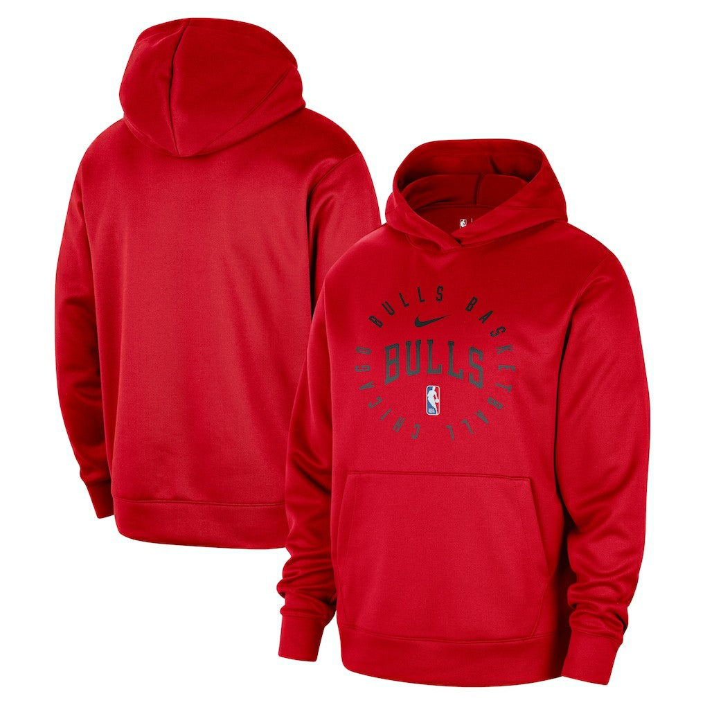 Chicago Bulls 2024/25 Spotlight On-Court Practice Performance Pullover Hoodie - Red on sale