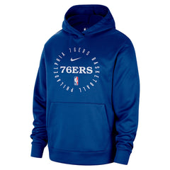 Philadelphia 76ers 2024/25 Spotlight On-Court Practice Performance Pullover Hoodie - Royal on sale