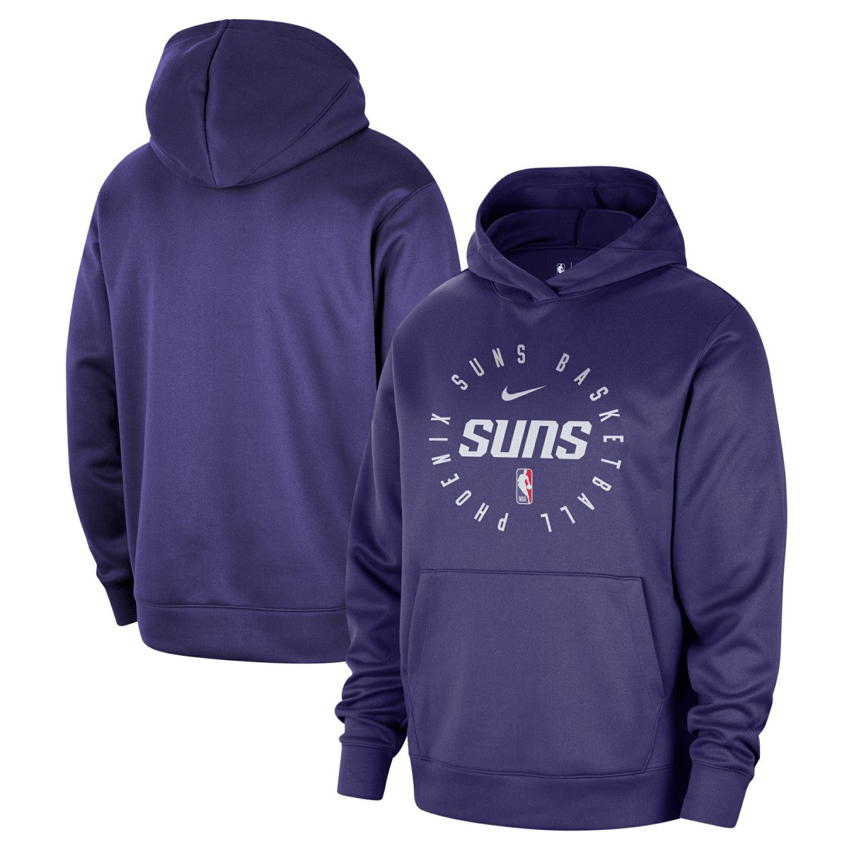Phoenix Suns 2024/25 Spotlight On-Court Practice Performance Pullover Hoodie - Purple on sale