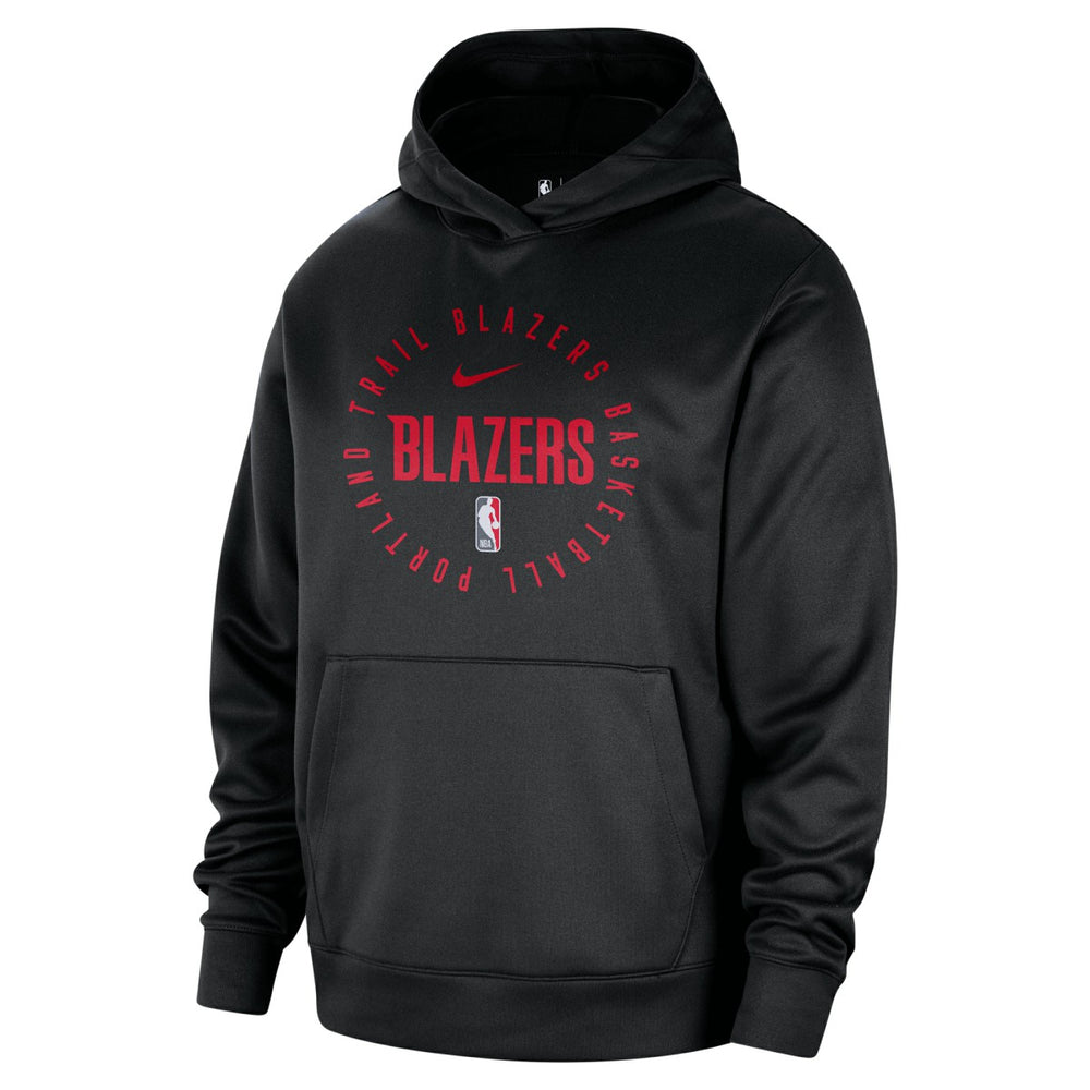 Portland Trail Blazers 2024/25 Spotlight On-Court Practice Performance Pullover Hoodie - Black cheap