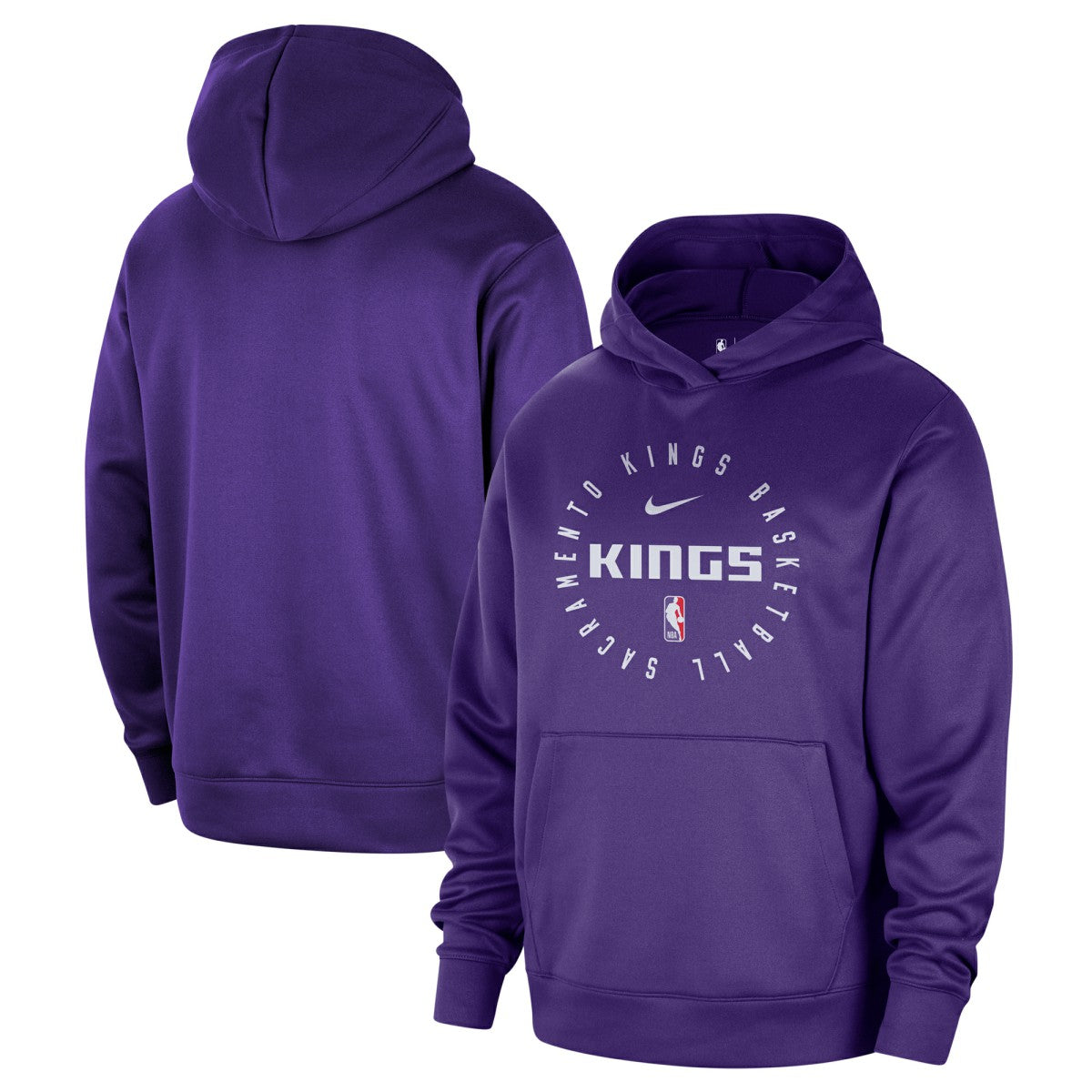 Sacramento Kings 2024/25 Spotlight On-Court Practice Performance Pullover Hoodie - Purple discount