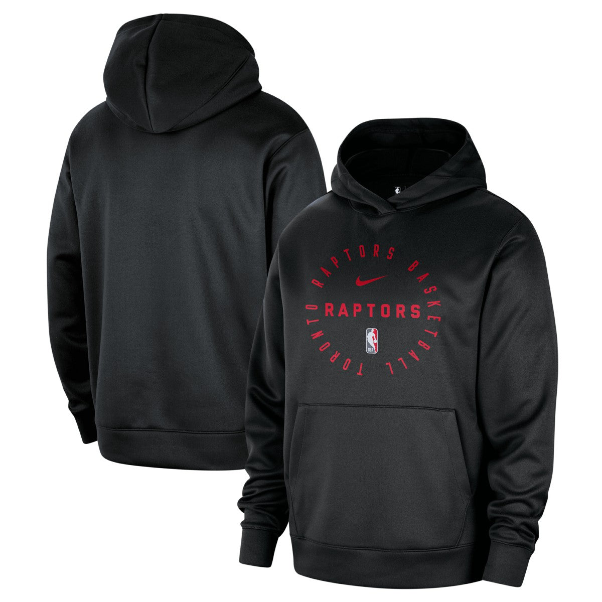 Toronto Raptors 2024/25 Spotlight On-Court Practice Performance Pullover Hoodie - Black on sale