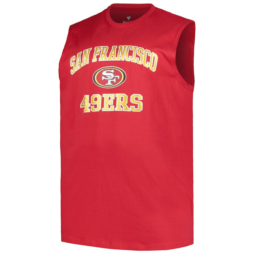 Christian McCaffrey San Francisco 49ers Big & Tall Muscle Tank Top - Scarlet outlet