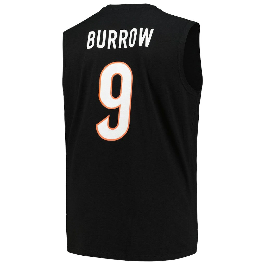 Joe Burrow Cincinnati Bengals Big & Tall Muscle Tank Top - Black sale