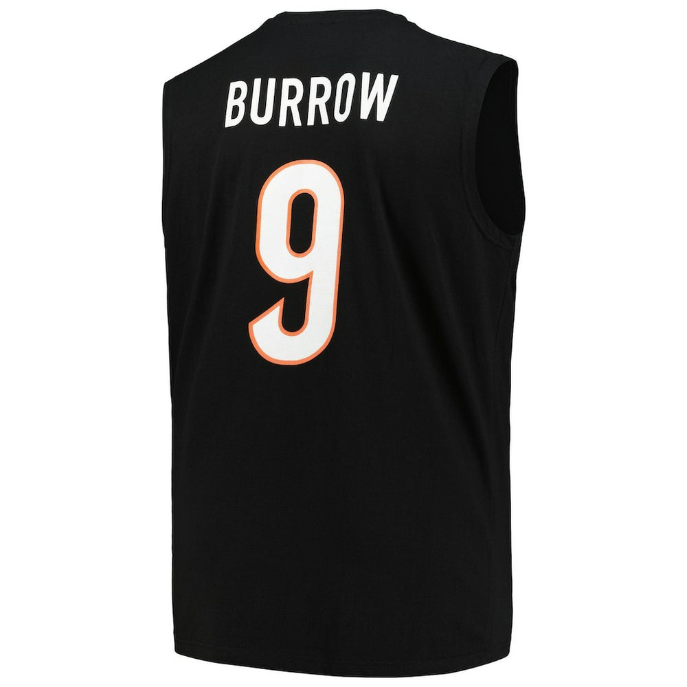 Joe Burrow Cincinnati Bengals Big & Tall Muscle Tank Top - Black sale