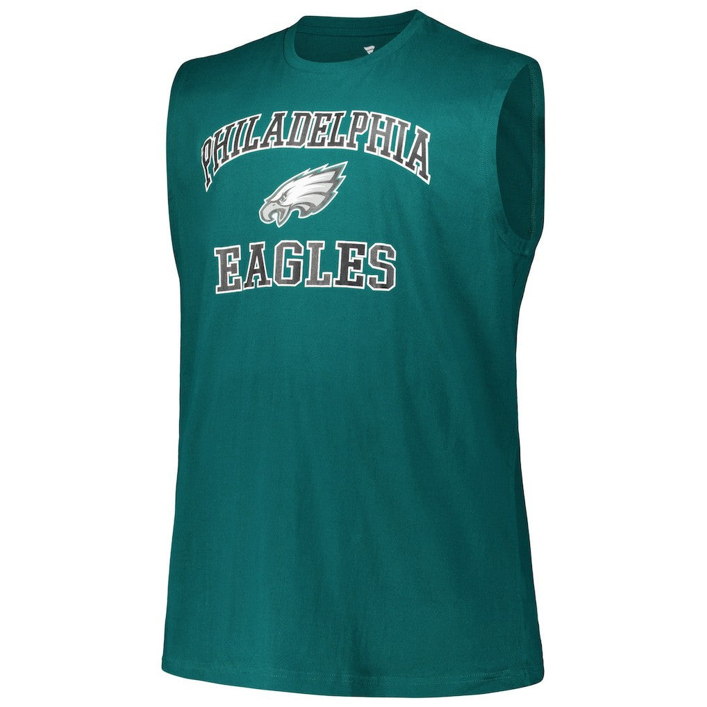 Jalen Hurts Philadelphia Eagles Big & Tall Muscle Tank Top - Midnight Green sale