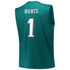 Jalen Hurts Philadelphia Eagles Big & Tall Muscle Tank Top - Midnight Green sale