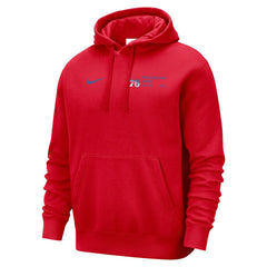 Philadelphia 76ers Courtside Club Pullover Hoodie - Red discount
