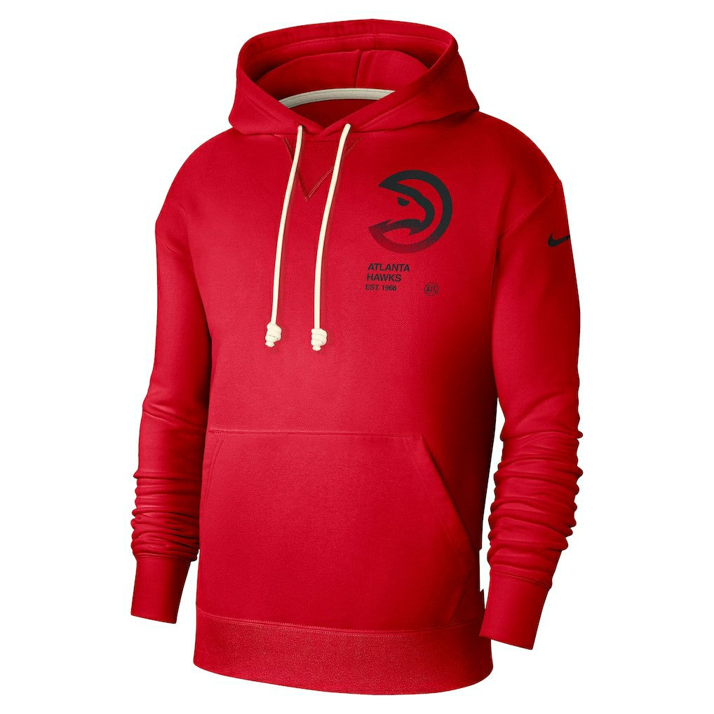 Atlanta Hawks Courtside Standard Issue Premium Performance Pullover Hoodie - Red on sale