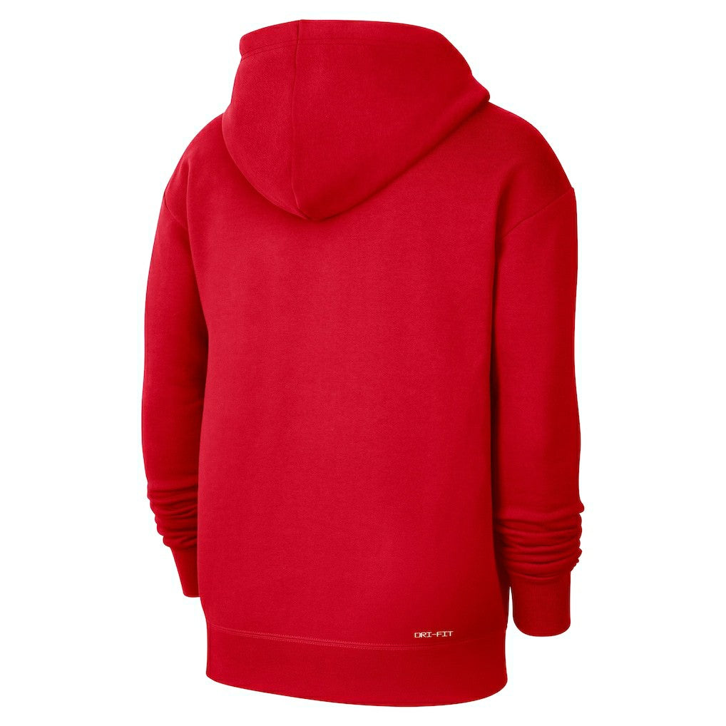 Atlanta Hawks Courtside Standard Issue Premium Performance Pullover Hoodie - Red on sale