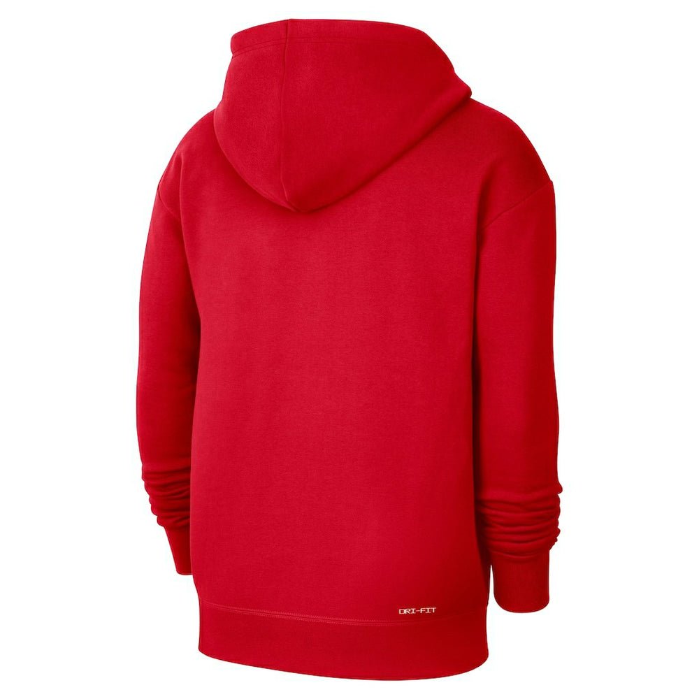 Atlanta Hawks Courtside Standard Issue Premium Performance Pullover Hoodie - Red on sale