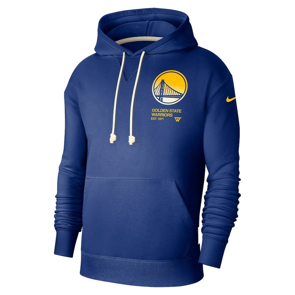 Golden State Warriors Courtside Standard Issue Premium Performance Pullover Hoodie sale - Royal sale
