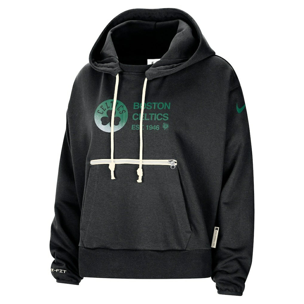 Boston Celtics Women's Courtside Standard Issue Performance Pullover Hoodie - Black online