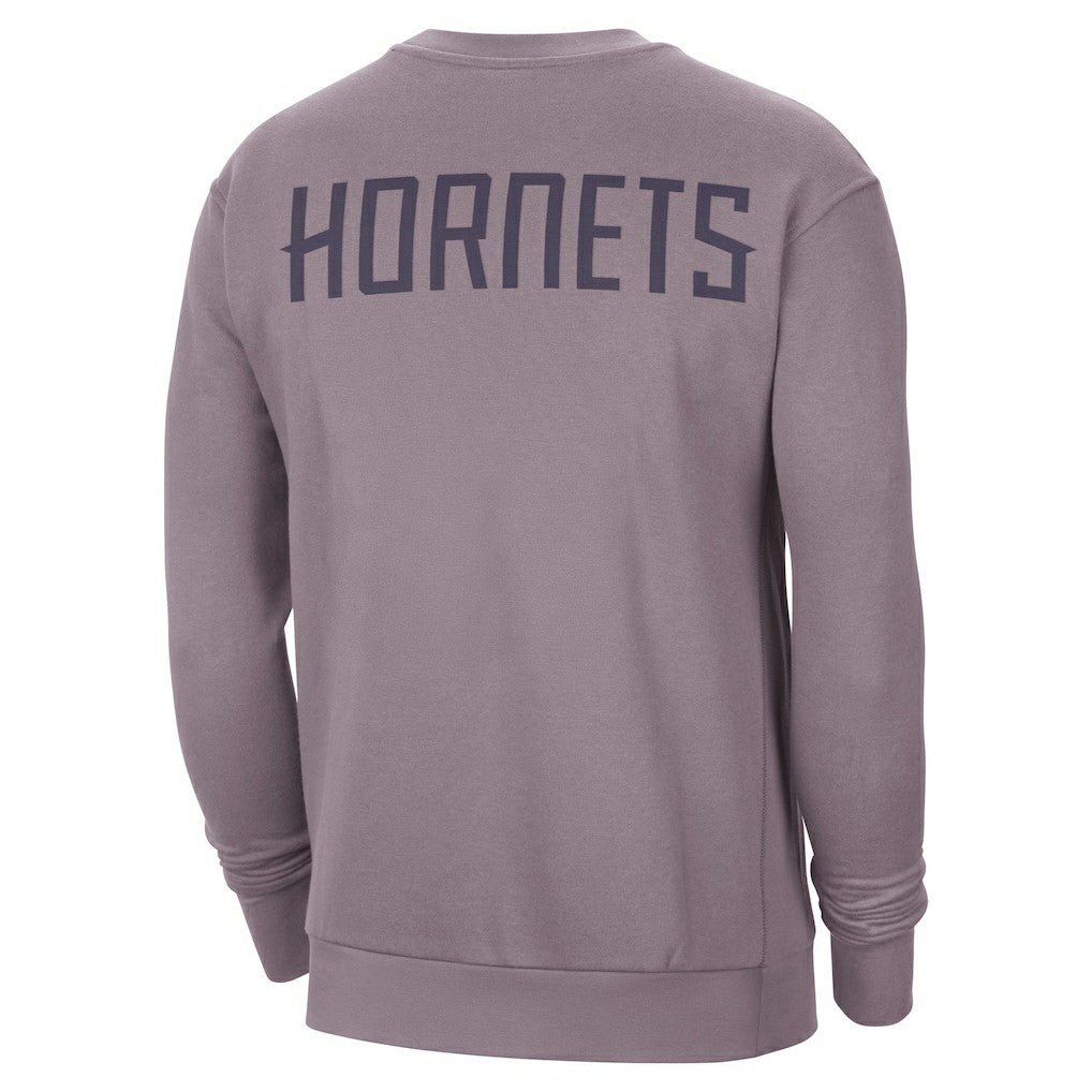Charlotte Hornets Jordan Brand Courtside Statement Edition Heavyweight Pullover Sweatshirt - Purple shop