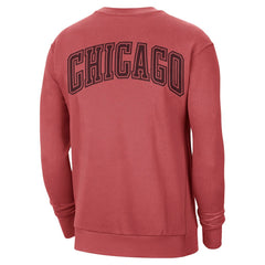 Chicago Bulls Jordan Brand Courtside Statement Edition Heavyweight Pullover Sweatshirt - Red discount