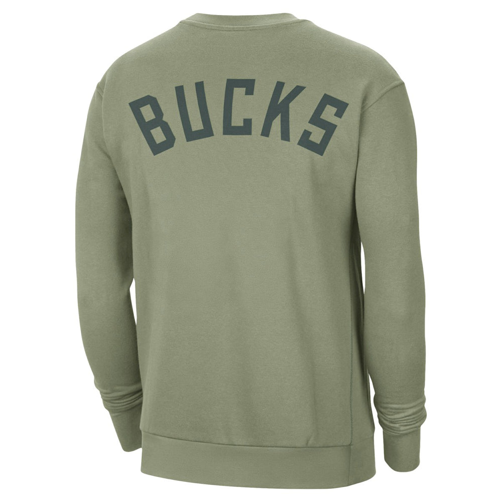 Milwaukee Bucks Jordan Brand Courtside Statement Edition Heavyweight Pullover Sweatshirt - Green sale