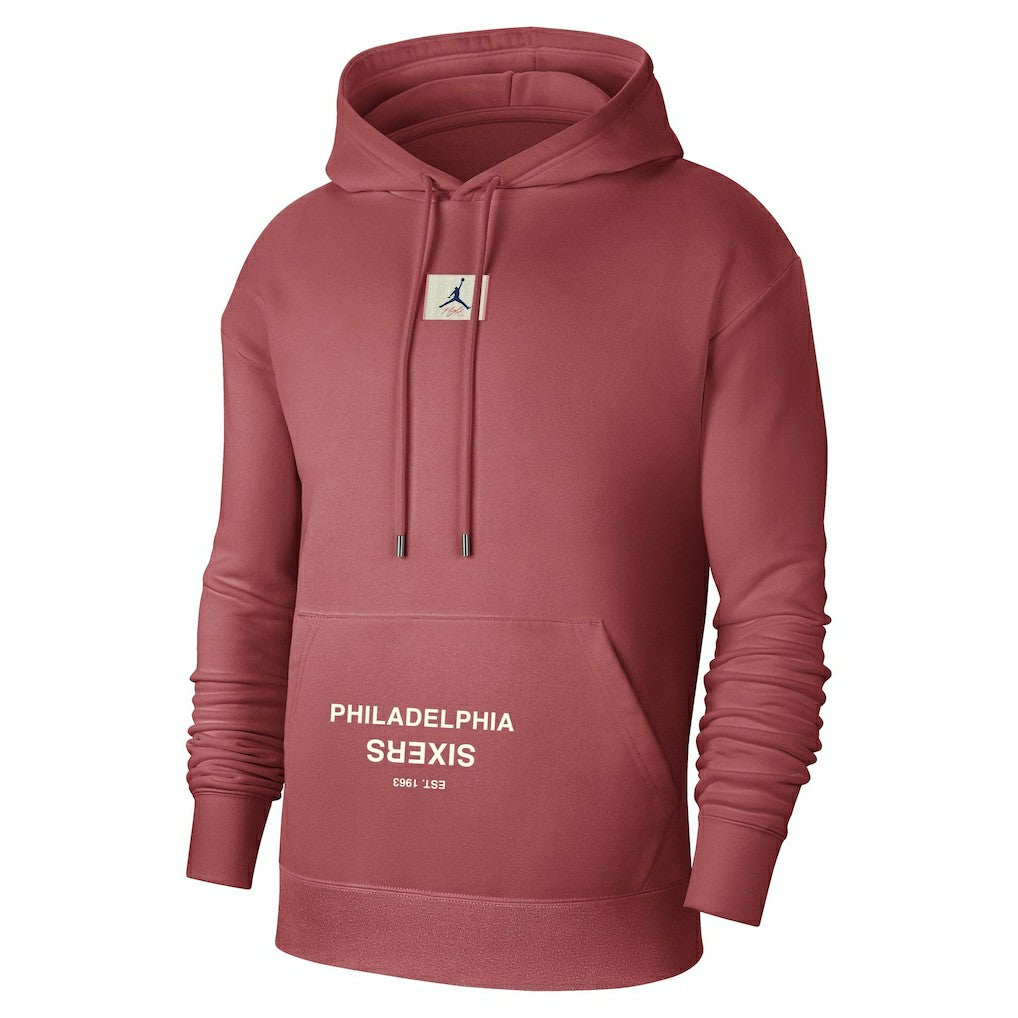 Philadelphia 76ers Jordan Brand Courtside Statement Edition Pullover Hoodie - Red shop