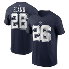 DaRon Bland Dallas Cowboys Player Name & Number T-Shirt - Navy sale