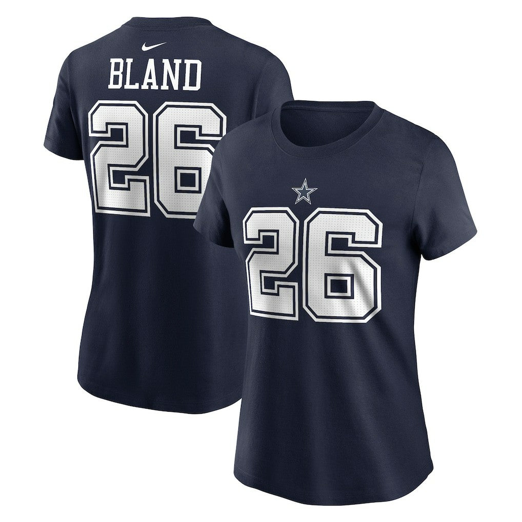 DaRon Bland Dallas Cowboys Women's Player Name & Number T-Shirt - Navy sale