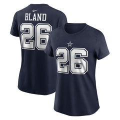 DaRon Bland Dallas Cowboys Women's Player Name & Number T-Shirt - Navy sale