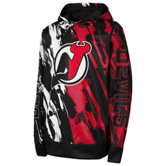 New Jersey Devils Preschool Master Snipe Pullover Hoodie - Red Jerseys