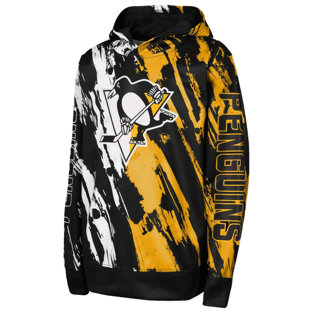 Pittsburgh Penguins Preschool Master Snipe Pullover Hoodie - Black Hoodies