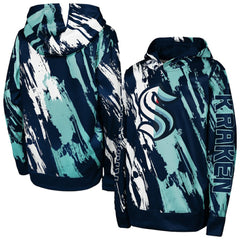 Seattle Kraken Preschool Master Snipe Pullover Hoodie - Deep Sea Blue Hoodies