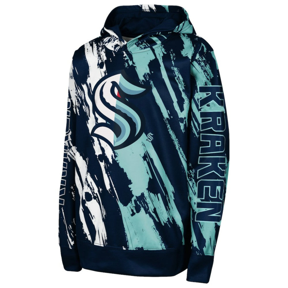 Seattle Kraken Preschool Master Snipe Pullover Hoodie - Deep Sea Blue Hoodies