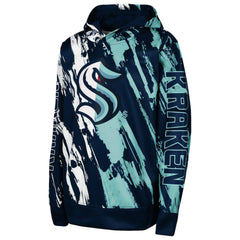 Seattle Kraken Preschool Master Snipe Pullover Hoodie - Deep Sea Blue Hoodies