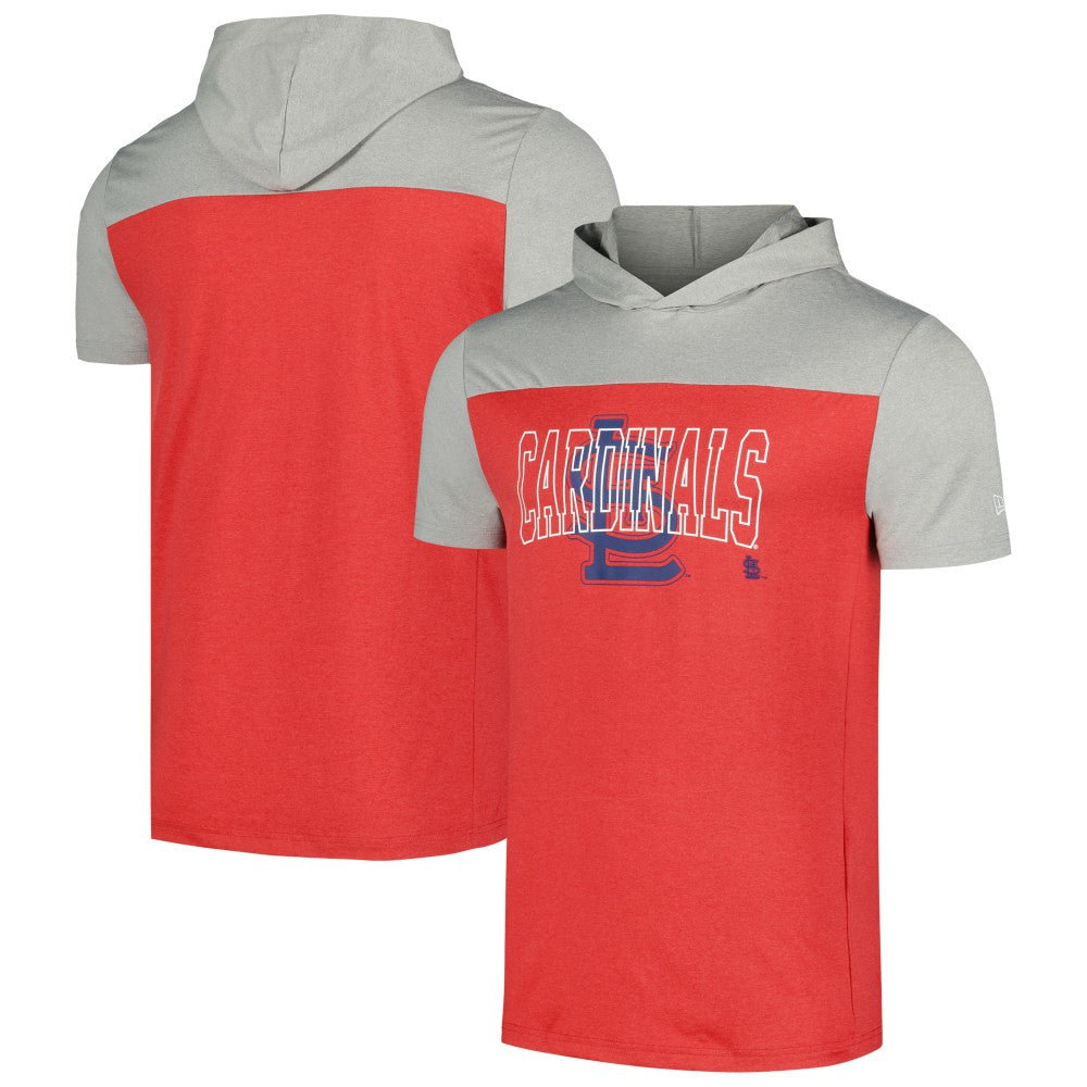 St. Louis Cardinals Active Brushed Hoodie T-Shirt Red