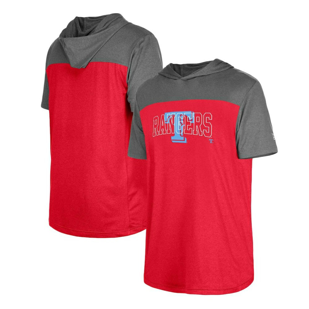Texas Rangers Active Brushed Hoodie T-Shirt Red