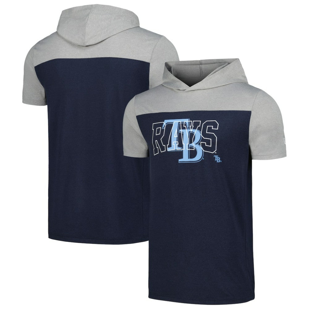 Tampa Bay Rays Active Brushed Hoodie T-Shirt Navy