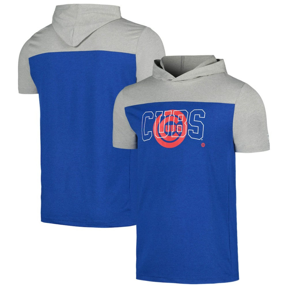 Chicago Cubs Active Brushed Hoodie T-Shirt Royal