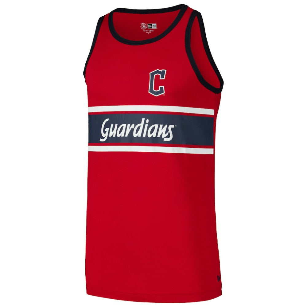 Cleveland Guardians Jersey Ringer Tank Top Red