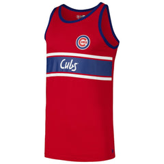 Chicago Cubs Jersey Ringer Tank Top Red